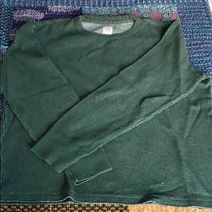 GAP Men’s small waffle knit long sleeve T shirt